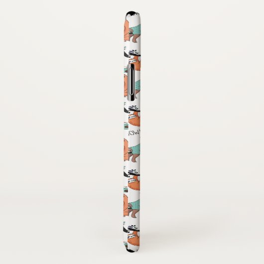 Cute Sloth Pattern Case-Mate iPhone Case (Achterkant / rechts)