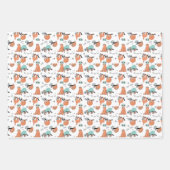 Cute Sloth Pattern Inpakpapier Vel (Voorkant)