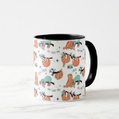Cute Sloth Pattern Mok (Voorkant rechts)