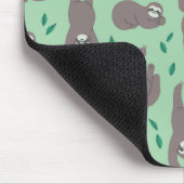 Cute Sloth Pattern Muismat (Hoek)