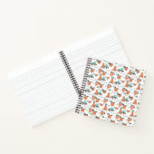 Cute Sloth Pattern Notitieboek (Binnen)
