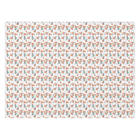 Cute Sloth Pattern Tafelkleed (Voorkant (Horizontaal))
