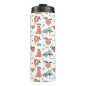 Cute Sloth Pattern Thermosbeker (Voorkant)