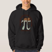 Cute Sloth Sleep op 3 14 Pi Number Symbol Wiskunde Hoodie (Voorkant)
