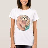 Cute Sloth T-Shirt (Voorkant)