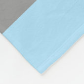 Cute Sloth Tribal Boho Personalised Name Blue Fleece Deken (Hoek)