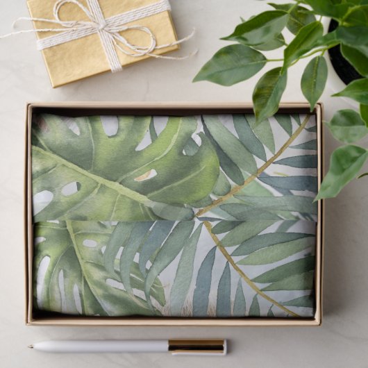 Cute Sloth Tropical Oerwoud Tissuepapier (Geschenk)