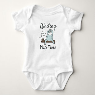 Cute Sloth Waiting for Nap Time Romper