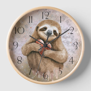 Cute Sloth Waterverf