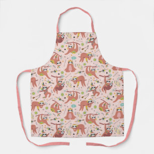 Cute Sloths Apron Schort