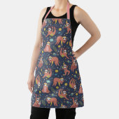 Cute Sloths Apron Schort (Insitu)