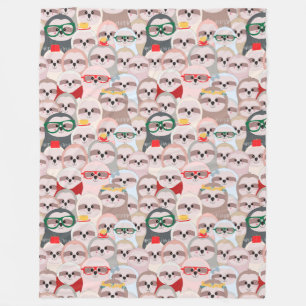 Cute Slots Fleece Blanket