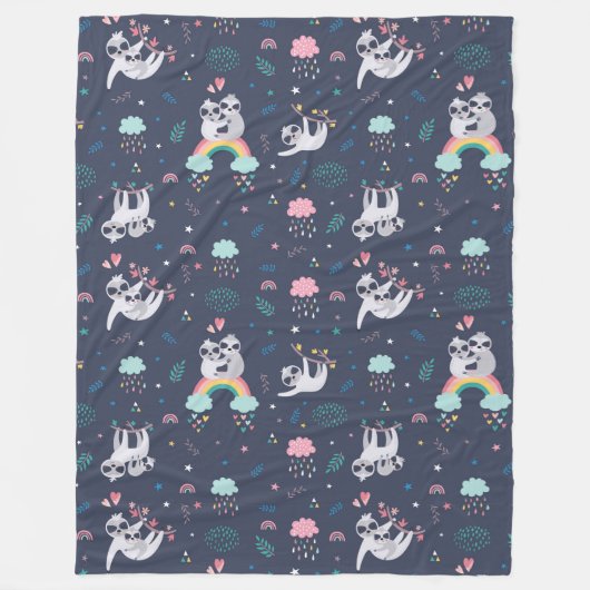 Cute Slots Fleece Blanket (Voorkant)