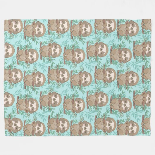 Cute Slots Fleece Blanket (Voorkant (Horizontaal))