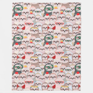 Cute Slots Fleece Blanket Deken