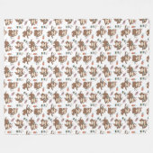 Cute Slots Fleece Deken (Voorkant (Horizontaal))