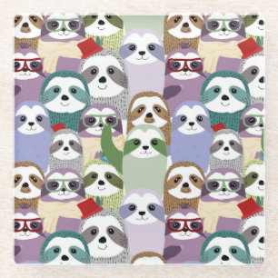 Cute Slots Glazen Onderzetter