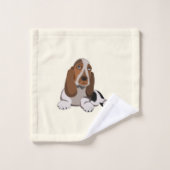 Cute Small Dog Bad Handdoek (Wasdoekje)
