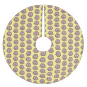 Cute smart chocolade chip cookie cartoon kerstboom rok (Voorkant)