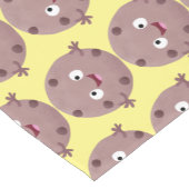 Cute smart chocolade chip cookie cartoon korte tafelloper (Hoek)