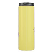 Cute smart chocolade chip cookie cartoon thermosbeker (Achterkant)