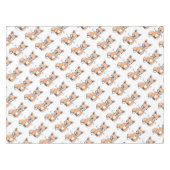 Cute Smart Fox Tafelkleed (Voorkant (Horizontaal))