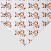 Cute Smart Fox Tissuepapier (Detail)