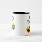 Cute Smiley Face Emoji Mug (Centre)