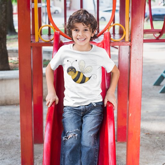 Cute Smiling Bee T-shirt