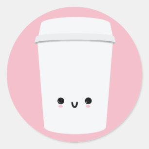 Cute Smiling Coffee Sticker