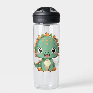 Cute Smiling Dinosaur Kids Water Bottle Waterfles