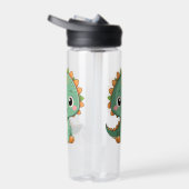 Cute Smiling Dinosaur Kids Water Bottle Waterfles (Rechts)