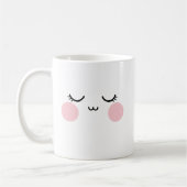 Cute Smiling Face Mug  Modern Aesthetic (Gauche)