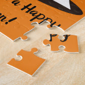 Cute Smiling Ghost Halloween Kinder Puzzle Legpuzzel (Zijkant)