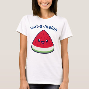 Cute Smiling Kawaii Watermelon T-shirt