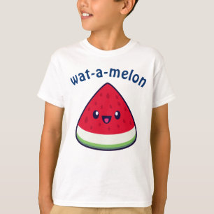 Cute Smiling Kawaii Watermelon T-shirt