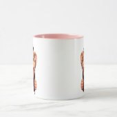 Cute Smiling Monkey Coffee Mug – Adorable Animal  (Centre)