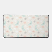 Cute Smiling Pastel Sky Pattern Bureaumat (Voorkant)