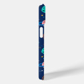 Cute Smiling Planet Pattern Case-Mate iPhone Case (Achterkant / Rechts)