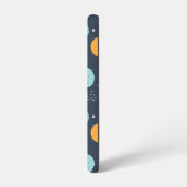 Cute Smiling Planet Pattern Samsung Galaxy Hoesje (Linkerkant)