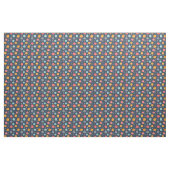 Cute Smiling Planet Pattern Stof (Yard (91,4 cm))