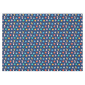 Cute Smiling Planet Pattern Tafelkleed (Voorkant (Horizontaal))