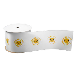 Cute Smiling Sun Watercolor Boho Design Lint