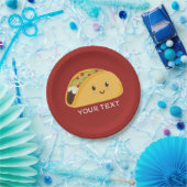 Cute Smiling Taco Party Bord (Feest)