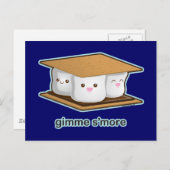 Cute S'more Briefkaart (Voorkant / Achterkant)