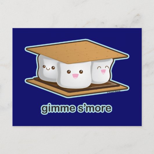 Cute S'more Briefkaart (Voorkant)