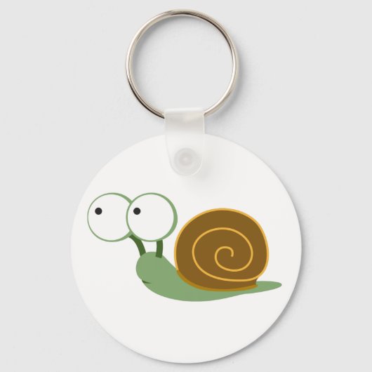 Cute Snail" Sleutelhanger (Voorkant)