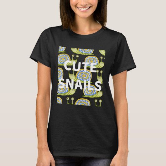 Cute snails Nr 1 T-shirt (Voorkant)