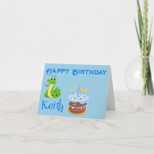 CUTE SNAKE HEUREUSE CARTE D'ANNIVERSAIRE