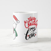 Cute Sneeuwman Kerst Mok (Voorkant)